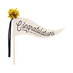 Congratulations Felt Pennant - Pretty Day