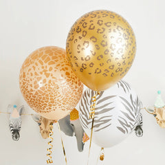 Safari Latex 12" Balloon Bundle 12pk. - Pretty Day