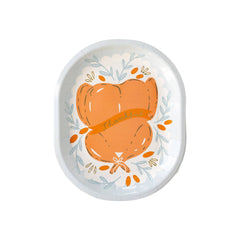 Roasted Turkey Paper Plates - Pretty Day