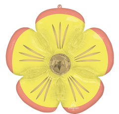 Yellow Daisy Flower Jumbo Foil Balloon - Pretty Day