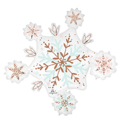 Jumbo Snowflake Helium Foil Winter Balloon - Pretty Day
