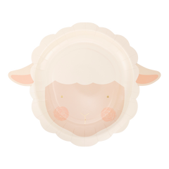 Easter Lamb Plate 8pk. - Pretty Day