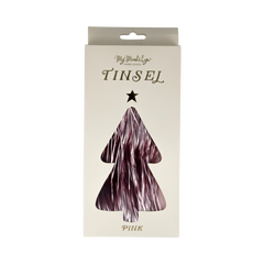 Pink Christmas Tree Tinsel - Pretty Day
