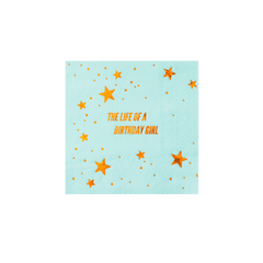 Life Of A Birthday Girl Cocktail Napkins 20pk.