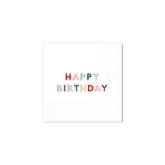 Happy Birthday Cocktail Napkins - 20 pack - Pretty Day