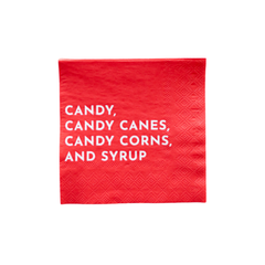 Elf Candy Small Red Napkins  - 24pk - Pretty Day
