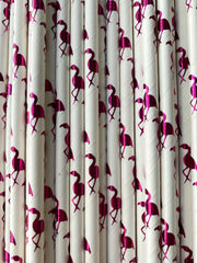 Pink Flamingo Paper Straws- 25pk - Pretty Day