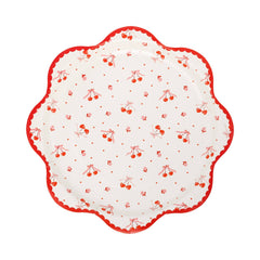 Tossed Cherry Valentine's Plate 8pk.