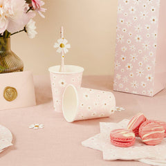 Hootyballoo by Club Green - Daisy Paper Cups 8 Pack - Pretty Day