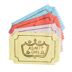 Off to the Fair "Admit One" Napkins  16 Pk. - Pretty Day