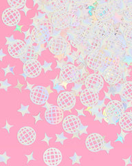 Disco Confetti - 200 pc iridescent foil confetti - Pretty Day