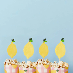 Hootyballoo by Club Green - Lemon Food Picks 12 Pack - Pretty Day