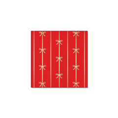 Cherry Red Bow Cocktail Napkins - 20pk - Pretty Day