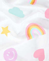 Rainbow Tablecloth - washable table cover - Pretty Day