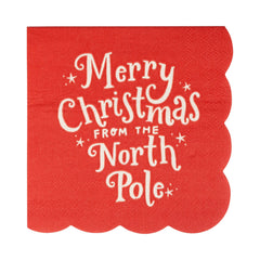 Merry Christmas Cocktail Napkin 24pk. - Pretty Day