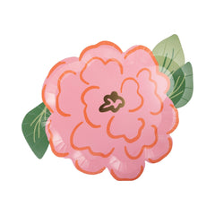 Pink Flower Plate 8pk. - Pretty Day