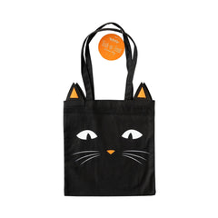 My Mind’s Eye - PLCB106 -  Black Cat Canvas Trick or Treat Bag - Pretty Day