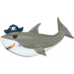 Ahoy Birthday Shark Supershape Balloon - Pretty Day