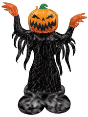 Pumpkin Head Ghost 53" AirLoonz Balloon JL23 S1133 - Pretty Day