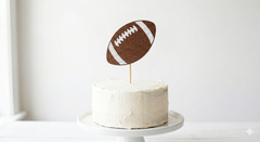 Football Cake Topper