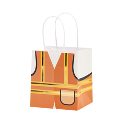 Construction  Vest Treat  Bag  - 6pk - Pretty Day
