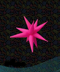 Starburst Balloon - Neon Pink 26" - Pretty Day