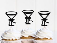 Tini Bit Older Martini Cupcake Toppers - Pretty Day