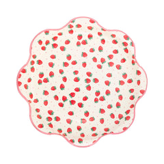 Strawberries Plate 8pk. - Pretty Day