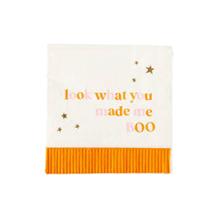 Made Me Boo Cocktail Napkin - 18pk - Pretty Day