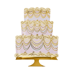Let Them Eat Cake Plates Large 8 Pk. - Pretty Day
