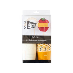 Back To School Baking Topper and Cup Set-24pk. - Pretty Day