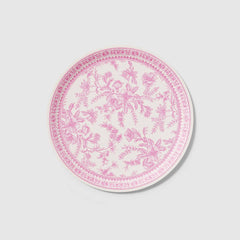 Pink Toile Floral Large Plates 10pk. - Pretty Day