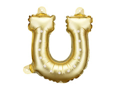 Gold Horseshoe Foil Air Fill Balloon - Pretty Day