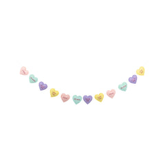 Conversation Hearts Valentine's Felt Banner - Pretty Day