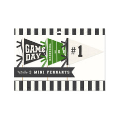 Football Felt Pennant Set 3pk.