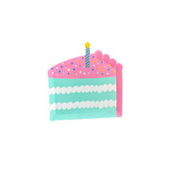 Jollity & Co. + Daydream Society - It's A Birthday Cake Slice Canapé Plates - Pretty Day