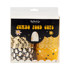 JUMBO Foil Groovy Ghosts Baking Cups - 40 Ct - Pretty Day