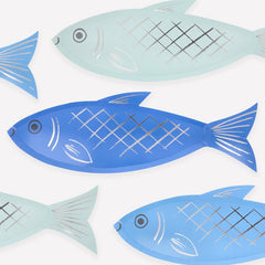 Meri Meri Fish Plates 8pk.