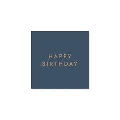 Bonjour Fête - MIDNIGHT BLUE SIGNATURE HAPPY BIRTHDAY COCKTAIL NAPKINS - Pretty Day