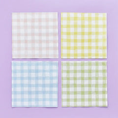 Spring Gingham Paper Napkins 16pk. - Pretty Day