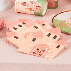 Hootyballoo by Club Green - Castle Paper Napkins 16 Pack - Pretty Day