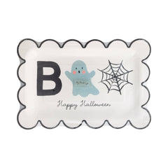 Happy Halloween Boo Plate 8pk.