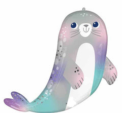 Under The Sea Seal Foil Balloon 30" - Pretty Day