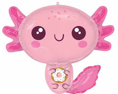 Axolotl Birthday Jumbo Foil Balloon 28"