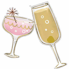 Champagne Toast Jumbo Foil Balloon 32"