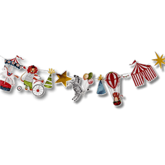 Circus Carnival Banner 8ft. - Pretty Day
