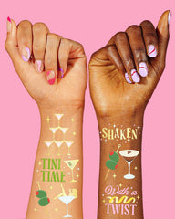 Martini Tats  50 temporary tattoos - Pretty Day