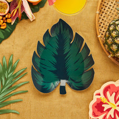 Tropical Leaf Paper Plates 8 Pack - Pretty Day