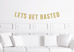 Funny Friendsgiving Dinner Banner, Let's Get Basted Sign, Thanksgiving Sign Decor, Decorations, Thanksgiving - Pretty Day