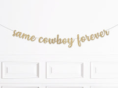 Nashville Bachelorette Party Decorations, Same Cowboy Forever Banner, Disco Cowgirl Bachelorette, Space Cowboy Bach - Pretty Day